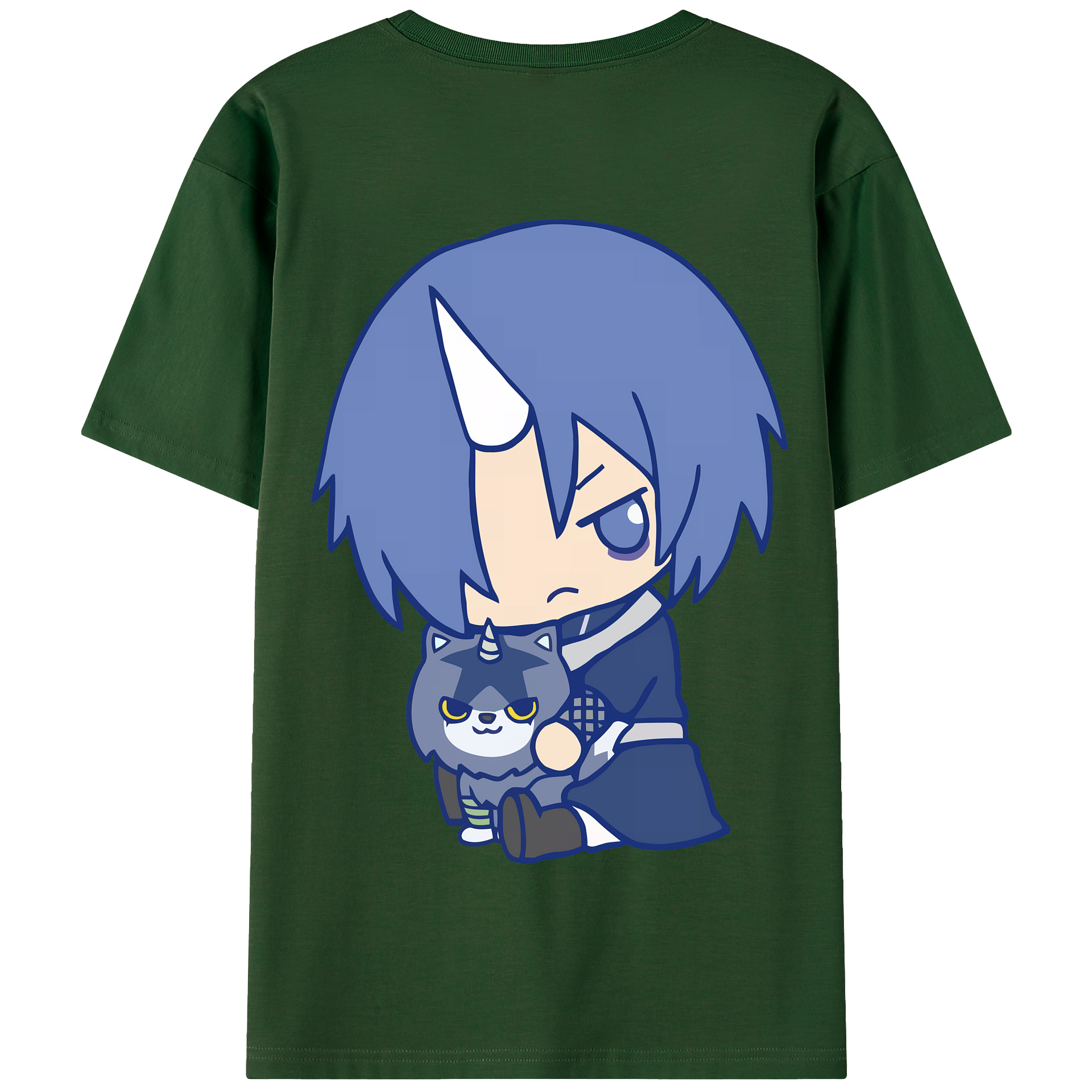 （画像用） 転スラ Regarding Reincarnated to Slime 綿100％半袖Tシャツ（背面プリント）